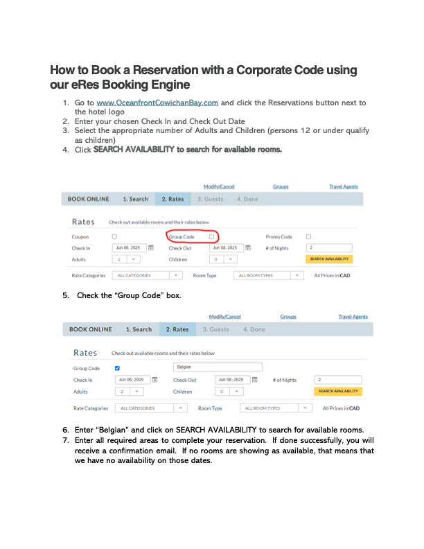 a screenshot of a hotel registration form