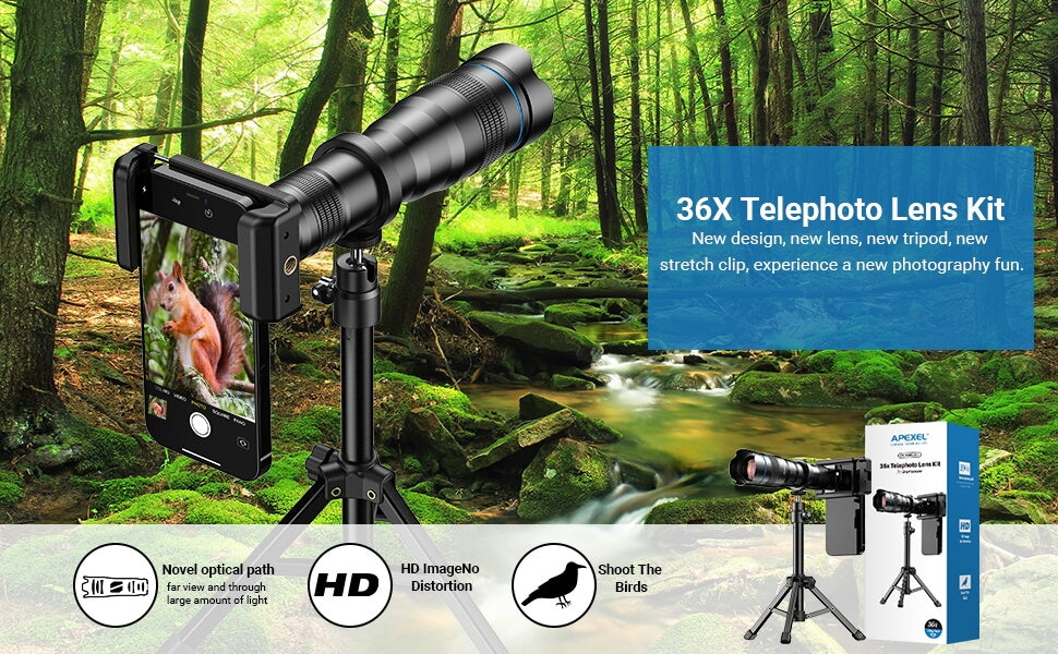 2023 New 36X telephoto smartphone lens kit