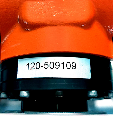 Industrial Robot Serial Number Symbol
