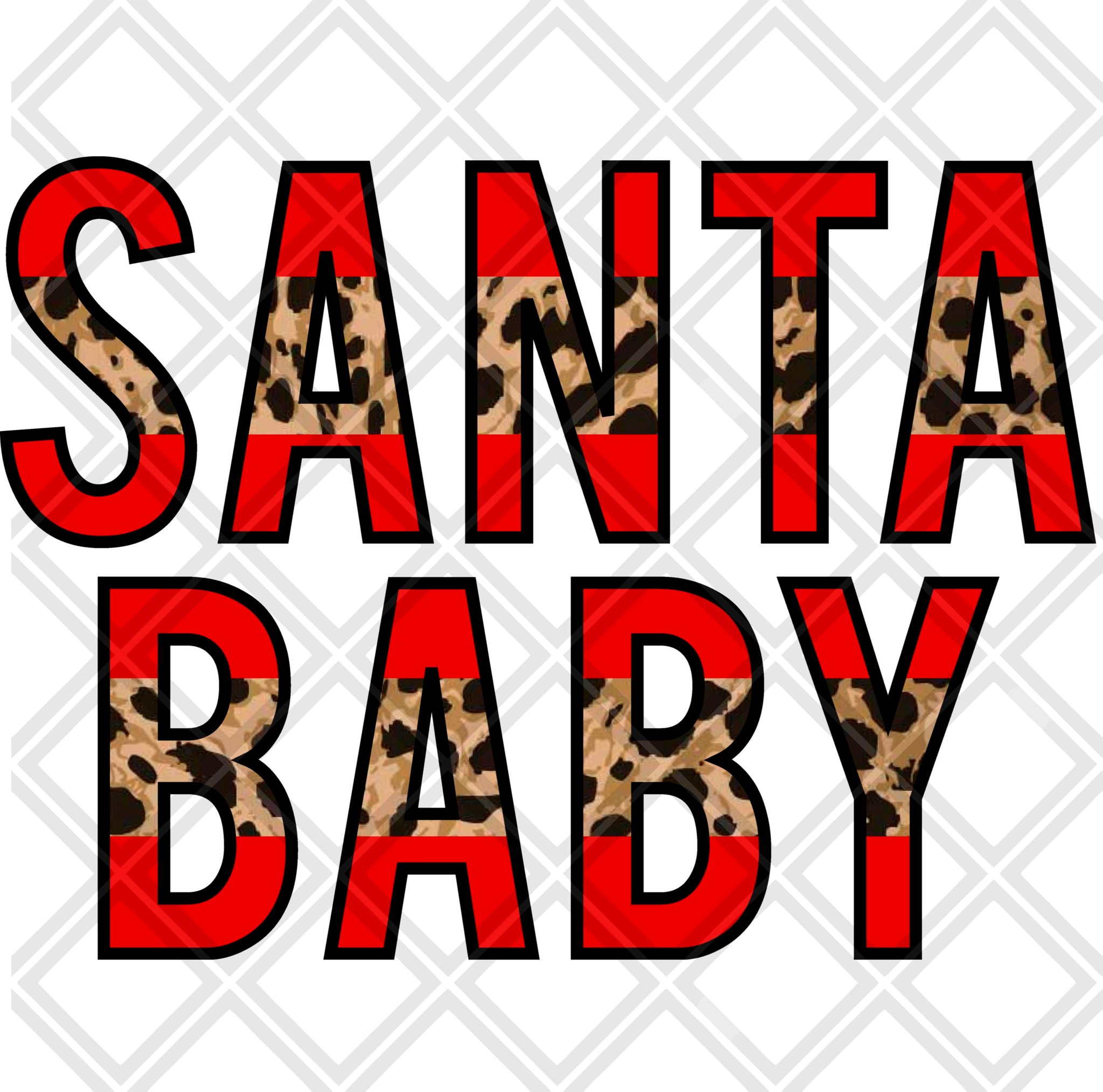 Download Santa Baby No Frame Png Digital Download Instand Download Popzy Bows