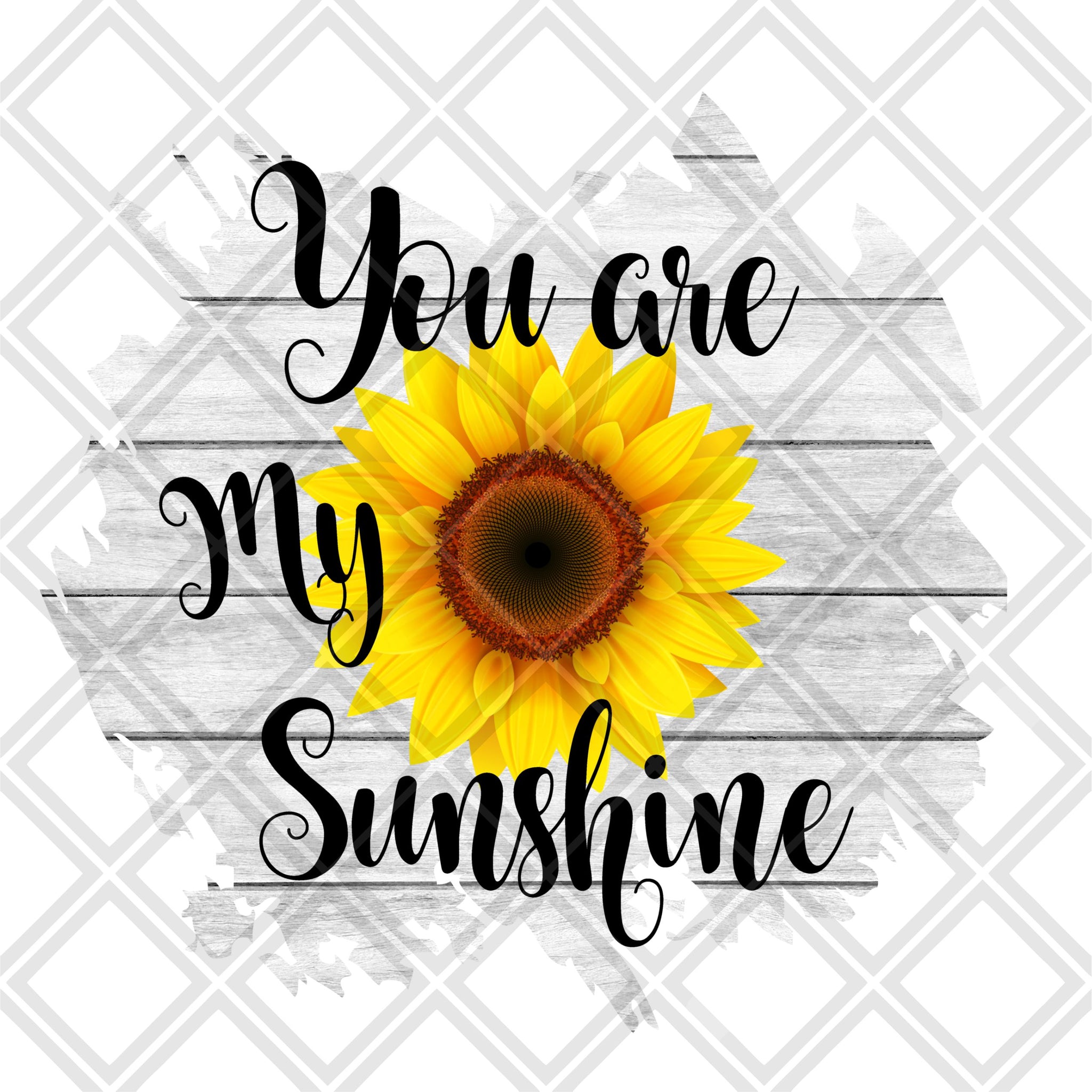 You Re My Sunshine Sunflower Frame Digital Download Instand Download Popzy Bows