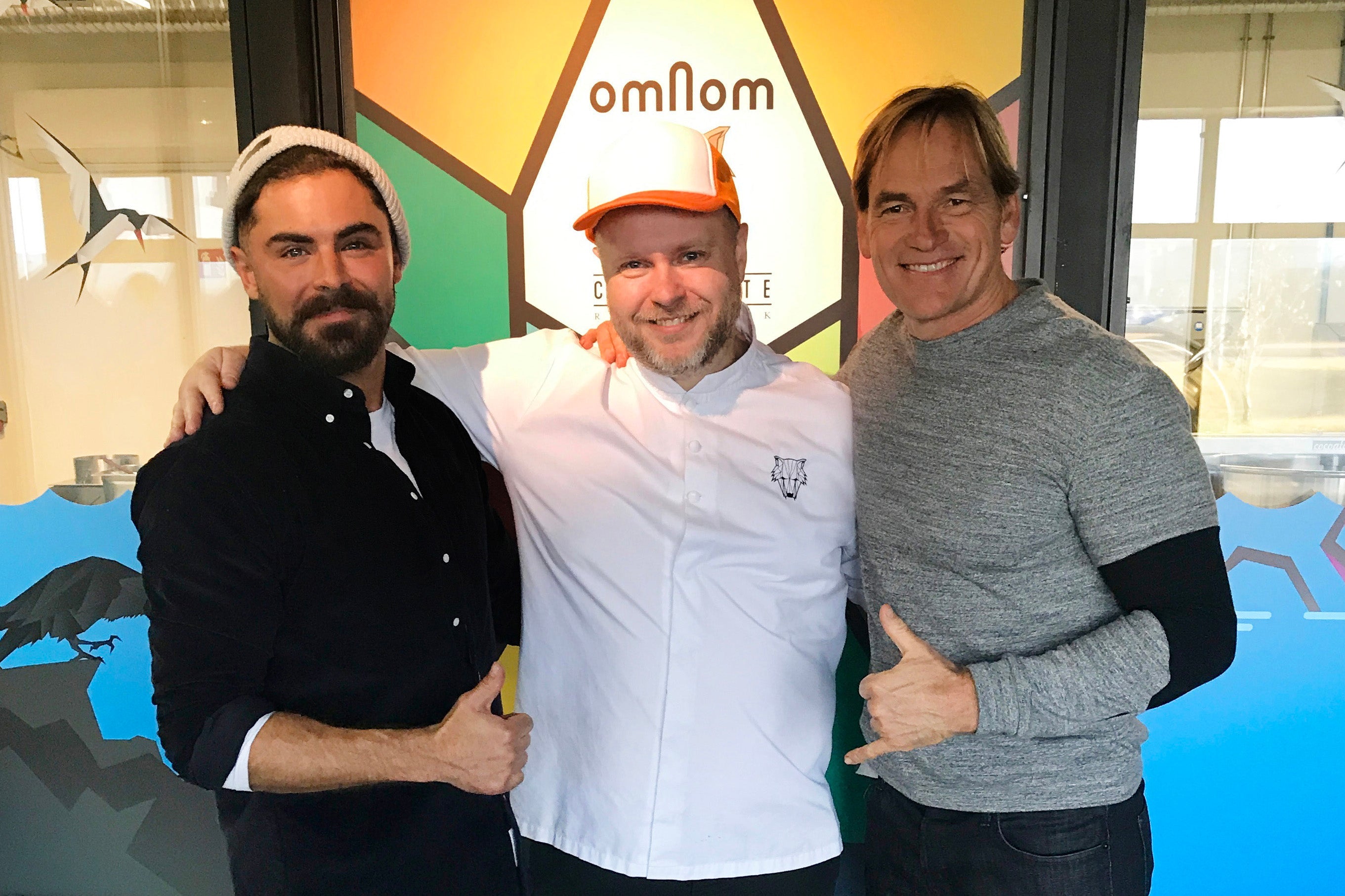 Zac Efron explore Iceland and visits Omnom Chocolate