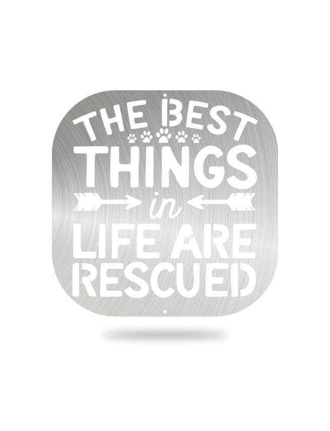 Steel Roots Decor Black The Best Things Are Rescued