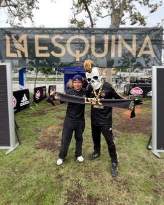 fans in La Esquina at LAFC Fan Fest 2023