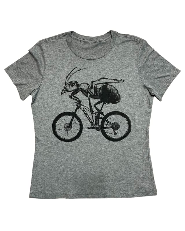 on Bicycle Women\'s A Shirt Ant