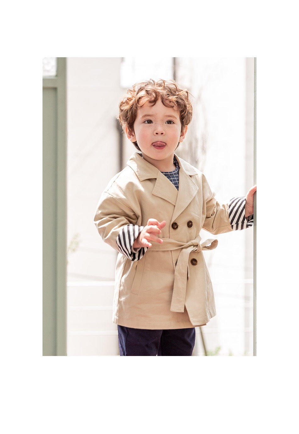 Bebe Trench Coat 1 6yrs Haru Hana Little Ones Boutique