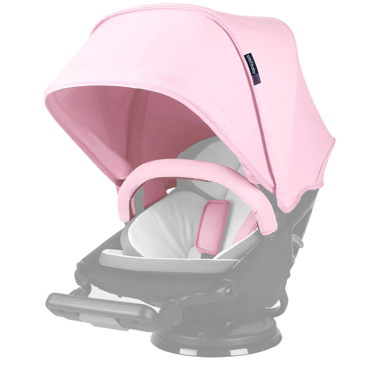 pink infant stroller