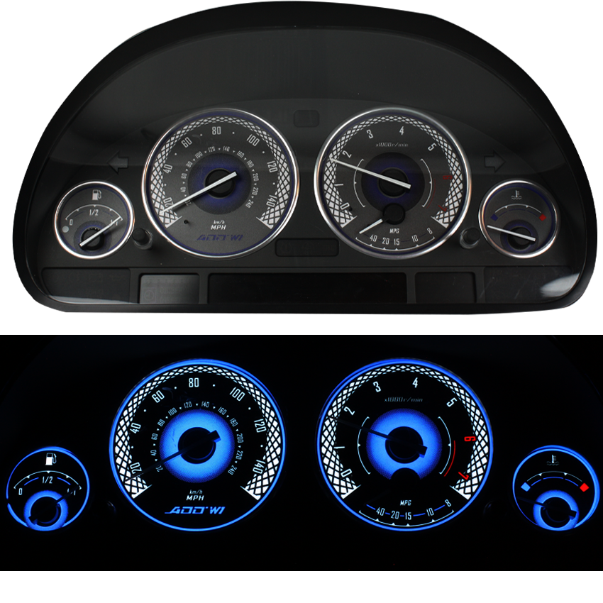 BMW E39, 7 Series E38, X5 5 Overlay Face Gauge | ADD W1™ Official Site