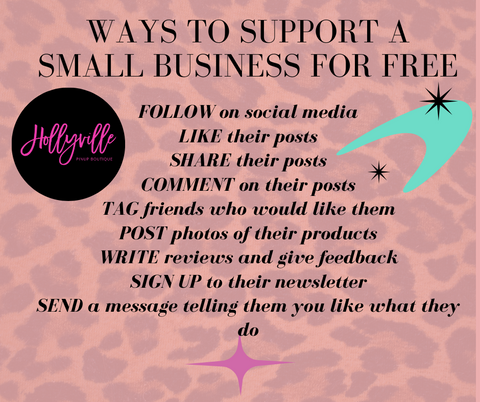 Ways to support a small business without spending a thing - Hollyville