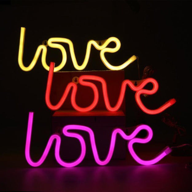 Love cuore - Scritta Neon led