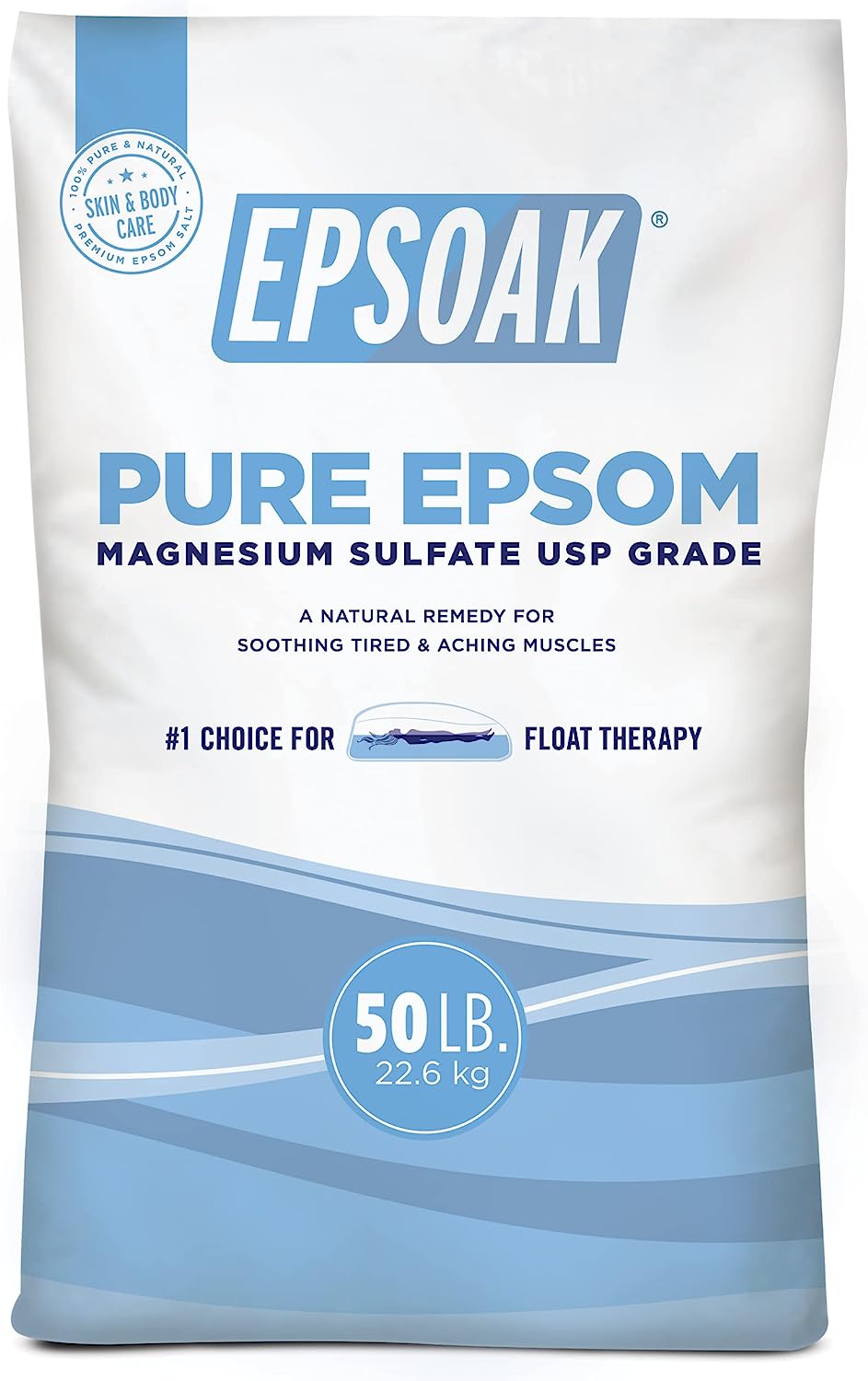 Epsoak Epsom Salt for Floatation Tanks (Magnesium Sulfate USP) - EPSOAK by San Francisco Salt product image