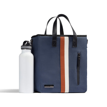 Minerva: Roll top insulated lunch bag – oak blue designs