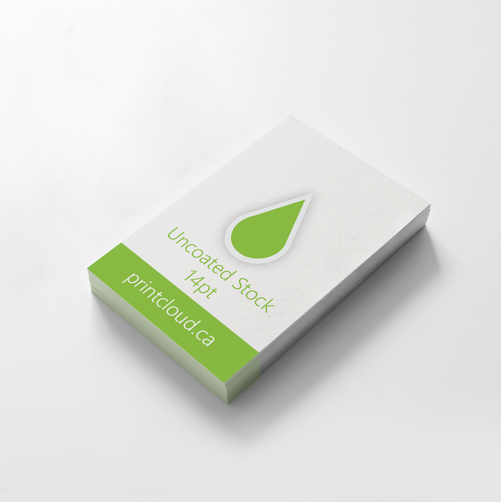 Eco Uncoated Business Cards Printing Toronto — Printcloud Inc