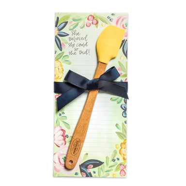 Notepad & Spatula - She Believed She Could so She Did    