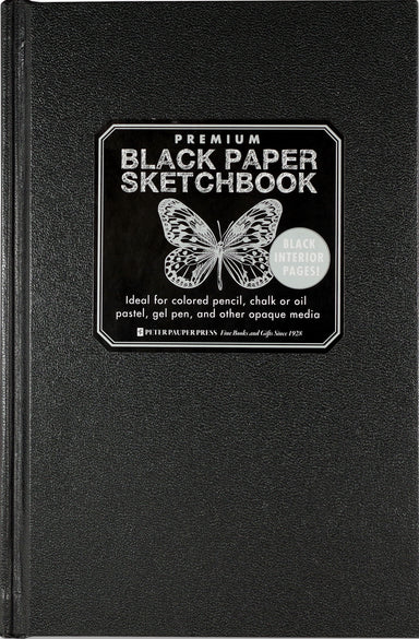 8x10.5 Black Paper Sketchbook