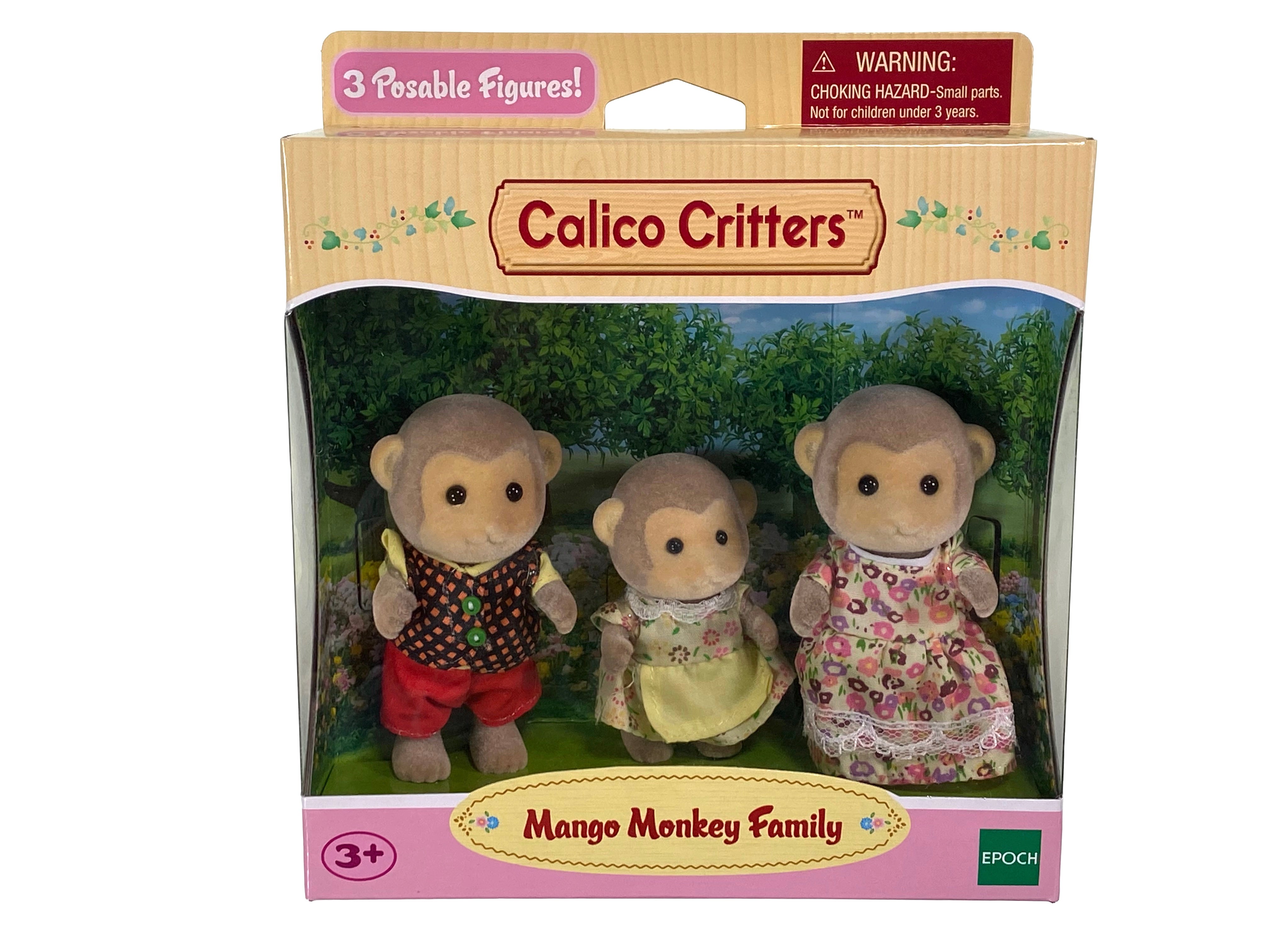 calico critters mango monkey family