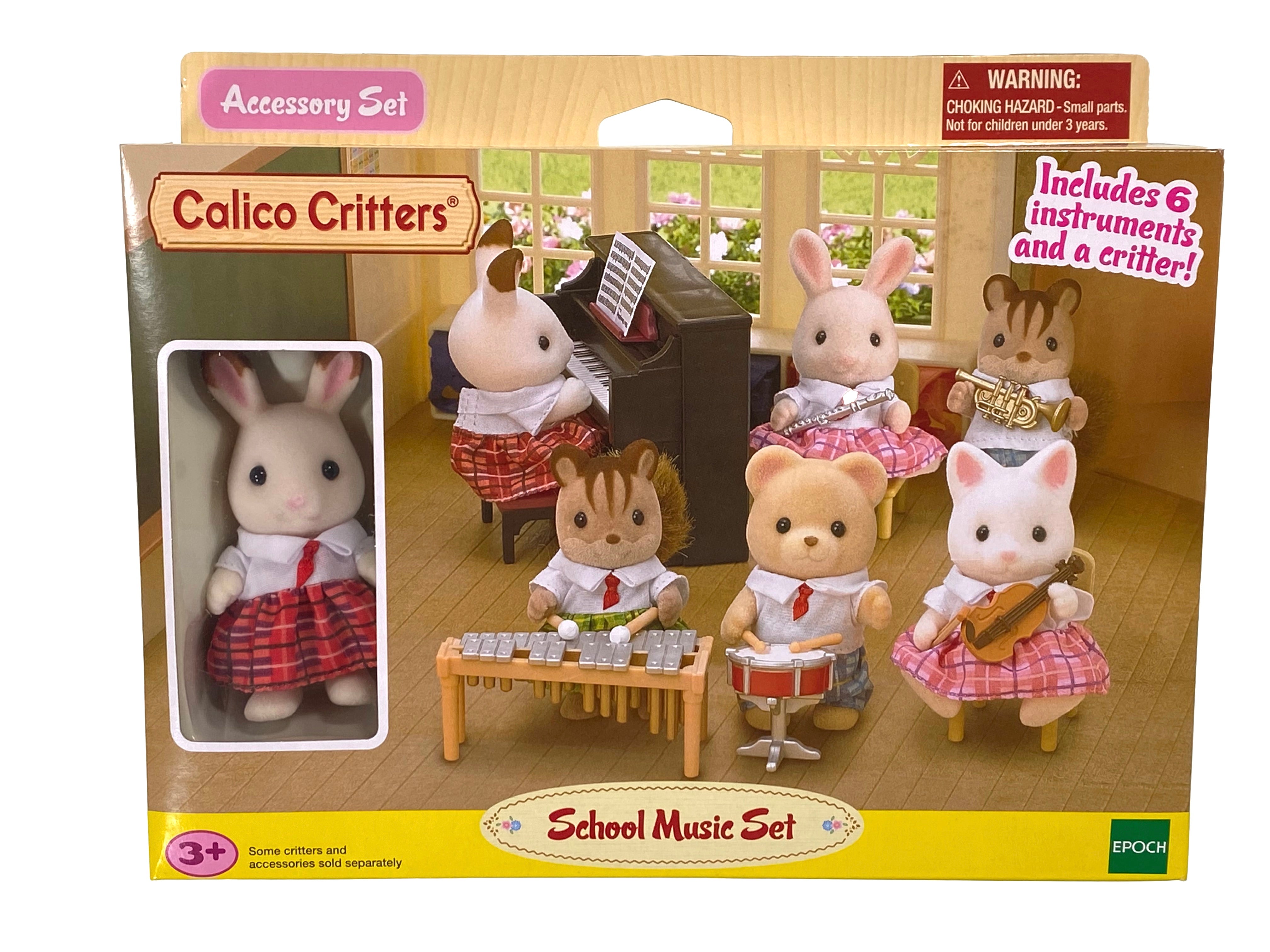 Calico Critter School Music Set Bird In Hand