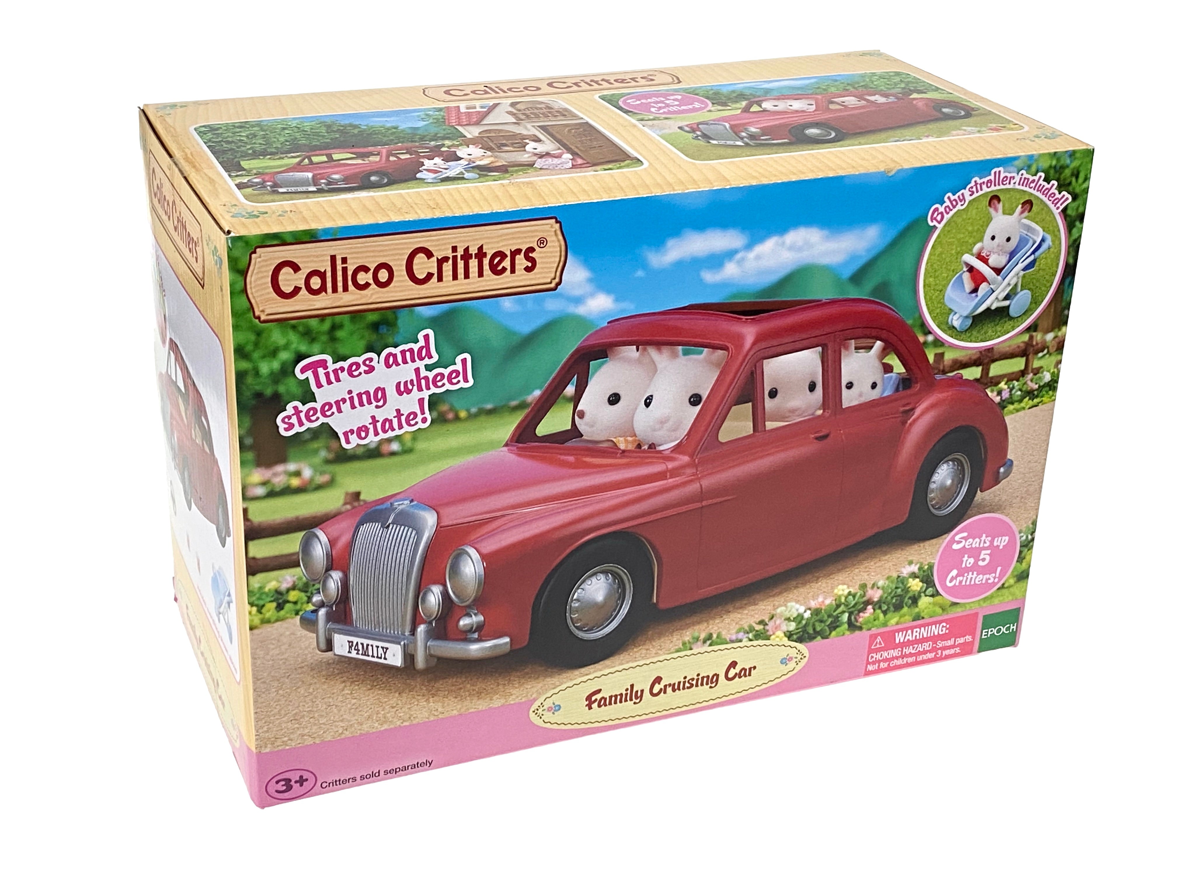 calico critters family cruising car