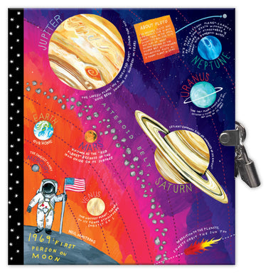 Diary Lockable LEGAMI Sweet Memories Planets