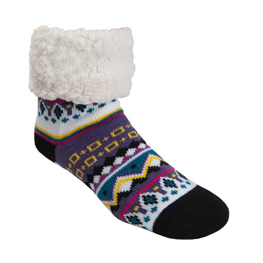 Pudus Chenille Winter Hat Mittens and Slipper Socks Bundle – Grey