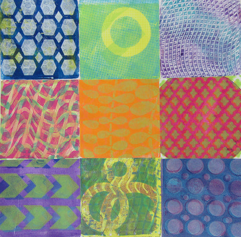 Gelli Arts® Printing with Folded Paper!! - Printing Projects