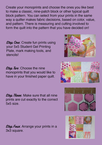 Paper Patchwork Quilts | Gelli Arts