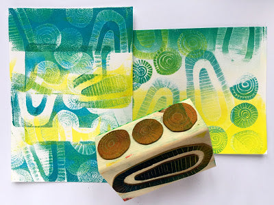 Gelli Arts® Printing with Folded Paper!! - Printing Projects