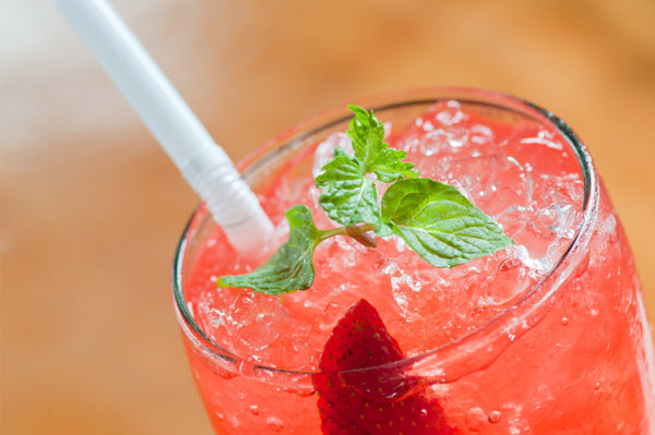 strawberry soda is easy to make