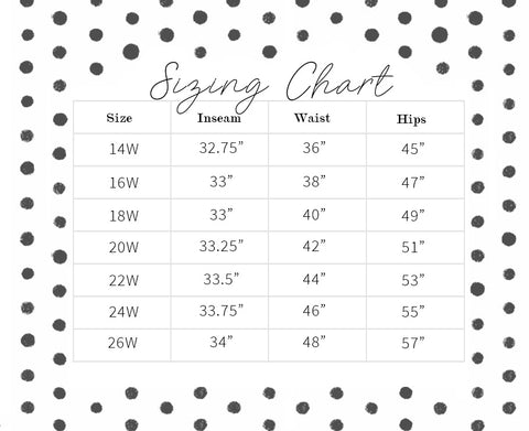 kut jeans size chart