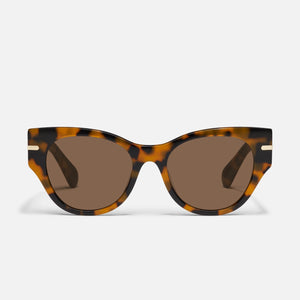 Pebble Tortoise & Brown Chit Chat Sunglasses - Purpose Boutique