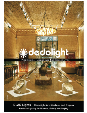 Dedolight Museum brochure - asymmetric focusing light heads and architectural - archival models