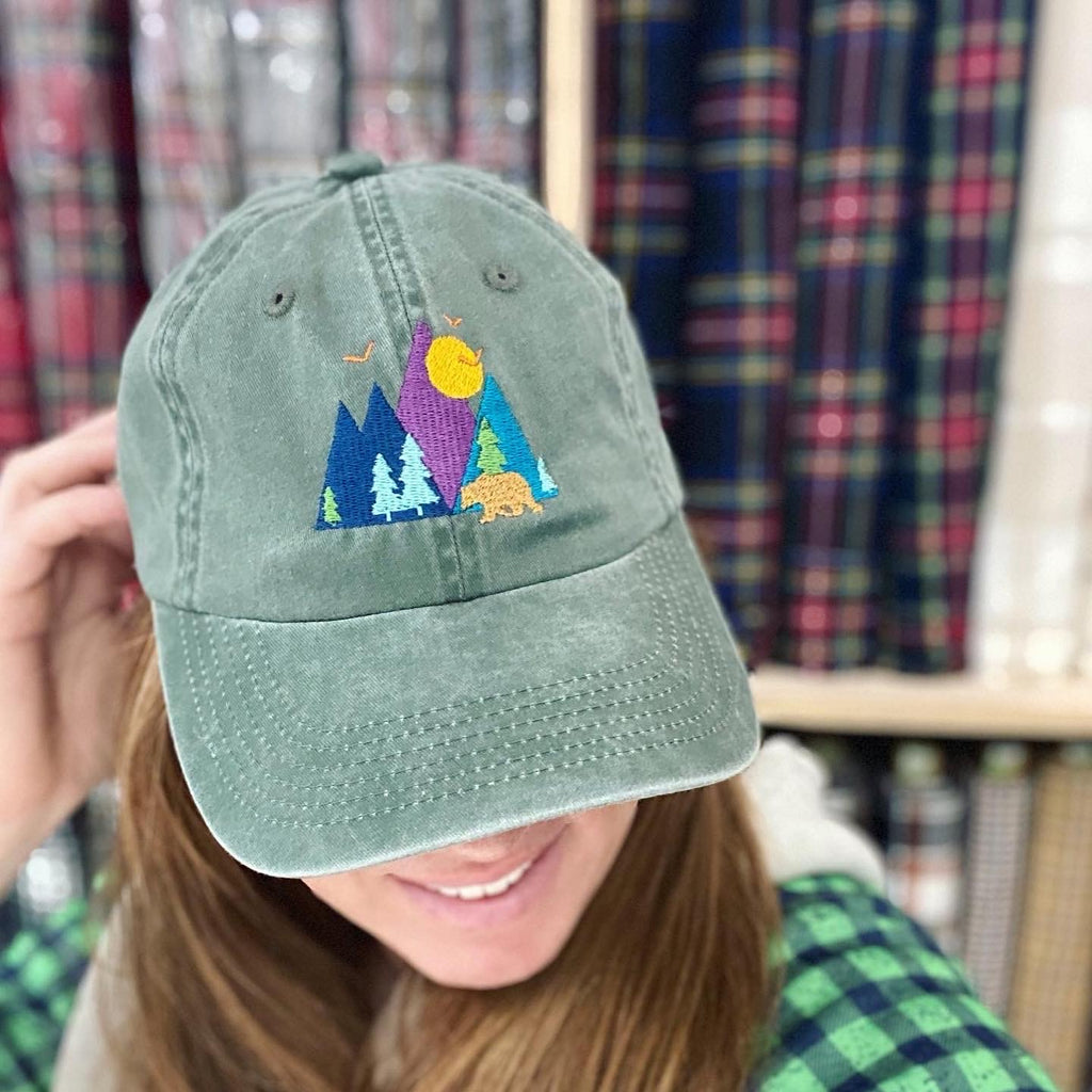Paradise and Magalia Mountains Patch Style Embroidered Hat - Multiple –  Thistle & Stitch
