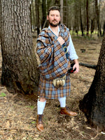 5-Yard Great Kilt - Outlander Clan MacKenzie Inspired Comfy Cotton Flannel Kilt