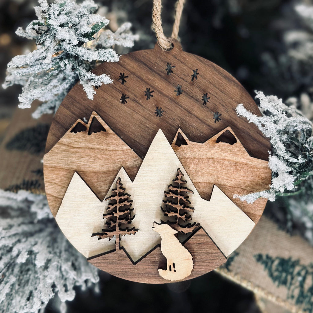 Bear Mountain - Layered 3-D Wooden Ornament Collection by Acorn & Fox –  Thistle & Stitch