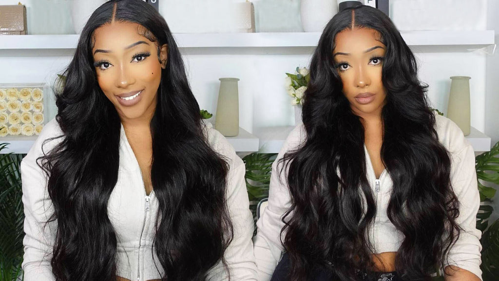Lace front wigs are named for the sheer lace that makes up the wig's hairline.