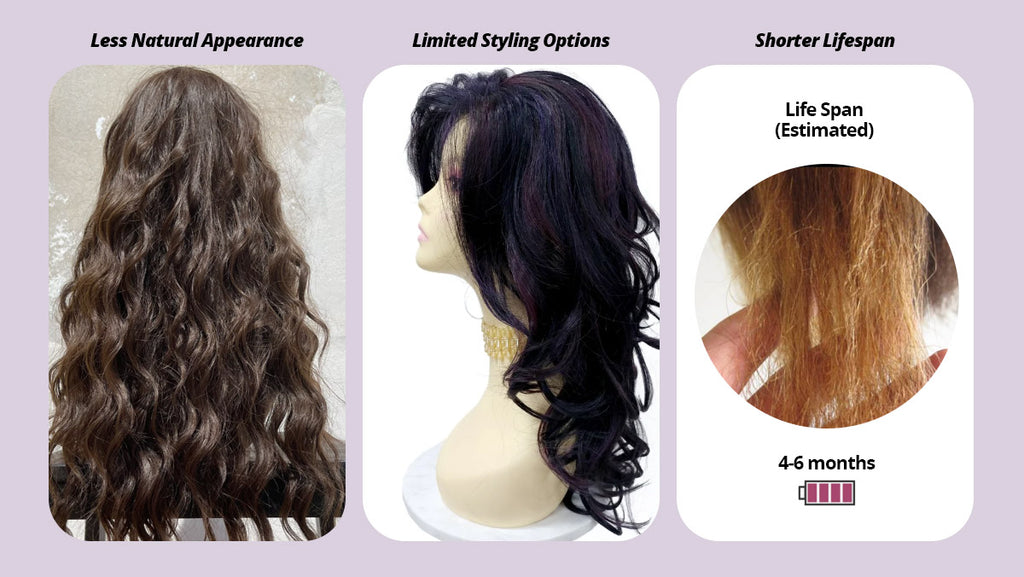 Synthetic wigs have come a long way since their inception, offering a cost-effective and low-maintenance alternative to human hair wigs