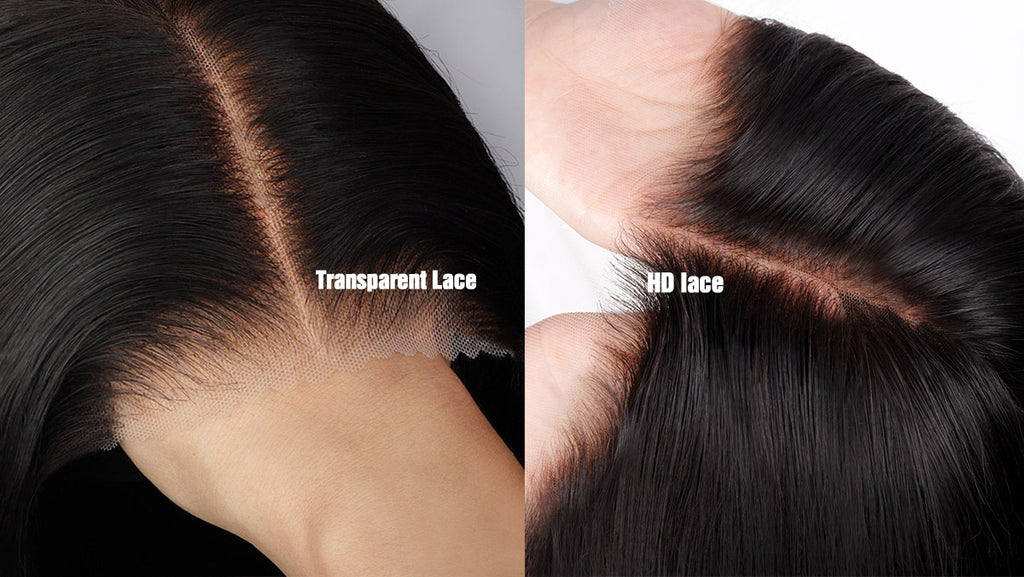 Transparent lace is a type of material used in the construction of wigs that aims to create an illusion of natural hair growth from the scalp.