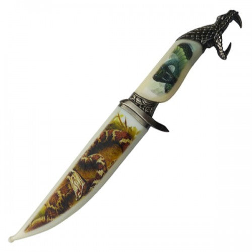 BOWIE KNIFE COLLECTABLE SNAKE 35CM