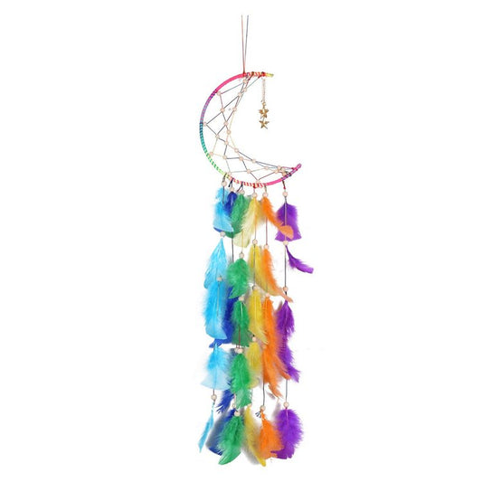 DREAMCATCHER MOON AND STAR RAINBOW MULTICOLOUR