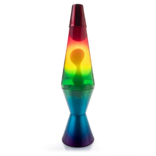 Diamond Rainbow Glitter Lava Lamp