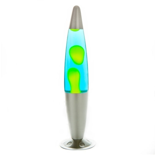 Peace Motion Yellow in Blue Lava Lamp