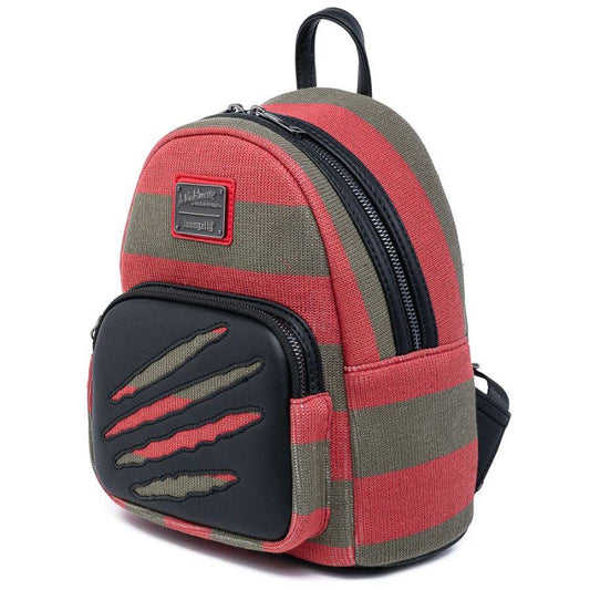 LOUNGEFLY - A Nightmare on Elm Street - Freddy Sweater US Exclusive Mini Backpack *** ETA SEPTEMBER 2023 ***