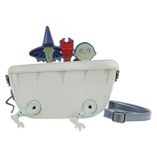 LOUNGEFLY - The Nightmare Before Christmas - Lock Shock Barrel Bathtub Glow Crossbody Bag {ORDER IN ONLY}