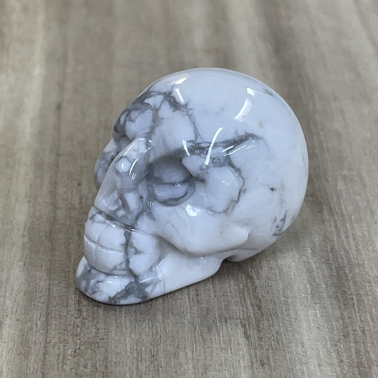 Howlite Skull