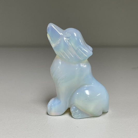 Black Opalite Wolf