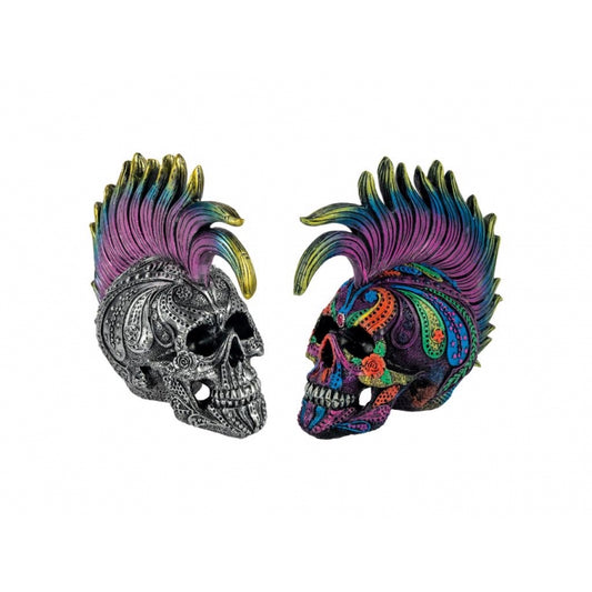 SKULL WITH RAINBOW MOWHAK 2 ASSORTED