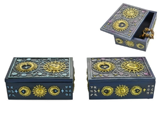 TAROT GODDESS OF THE MOON & STAR BOX 13X10X5CM