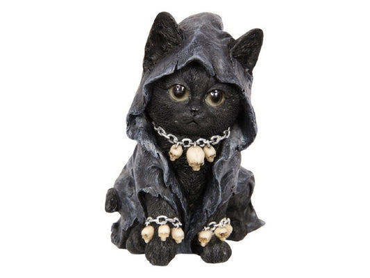 GOTHIC CAT WITCH 16CM