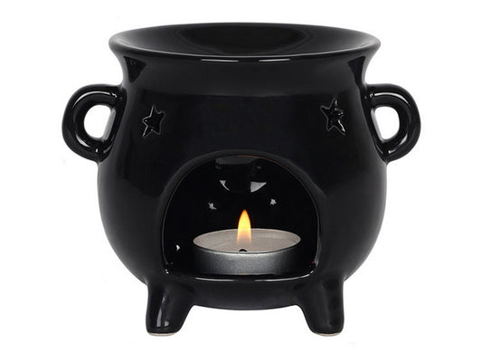 BLACK CAULDRON OIL BURNER IN GIFT BOX