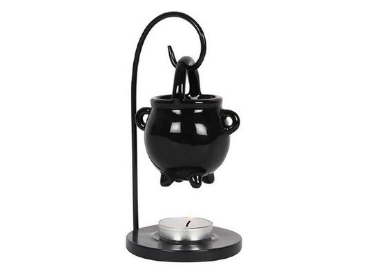 HANGING WITCH CAULDRON OIL BURNER